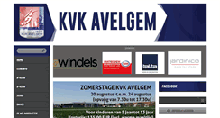 Desktop Screenshot of kvkavelgem.be